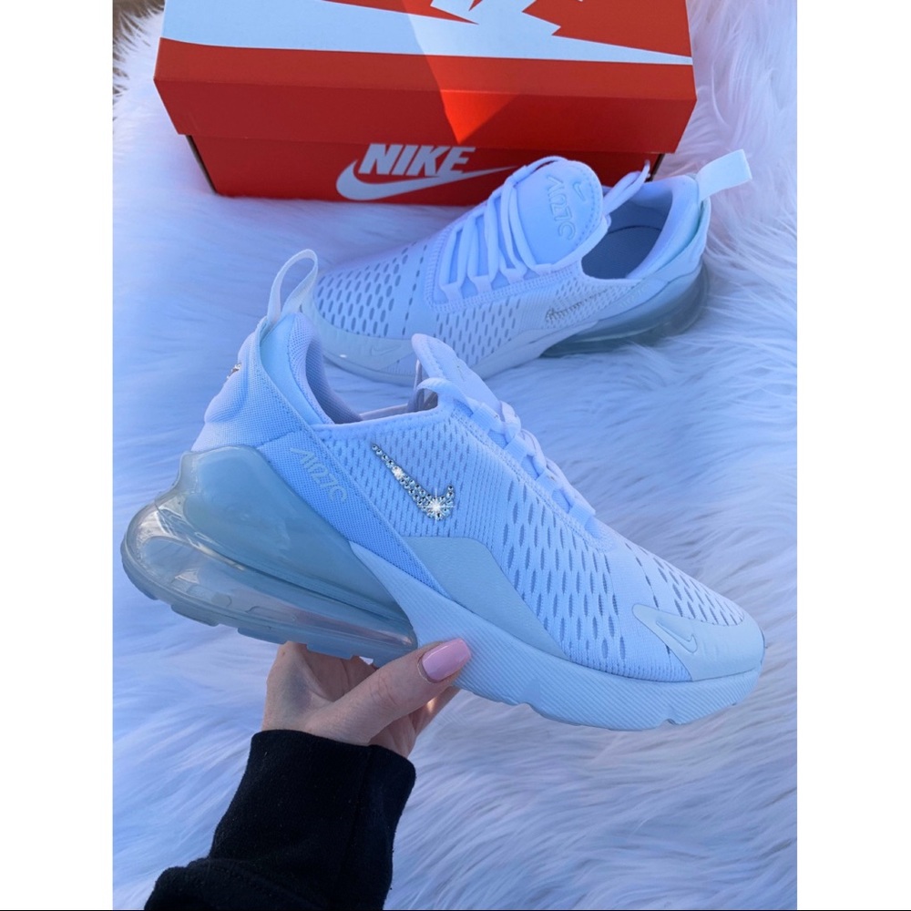 ⚡️Custom Nike Air Max 270 Shoes (White)⚡️ - Picture 4 of 6